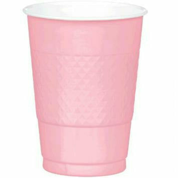 Amscan BASIC 16 OZ PLST CUP 20 CT NEW PINK