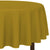 Amscan BASIC 84" Round Plastic Table Cover - Gold