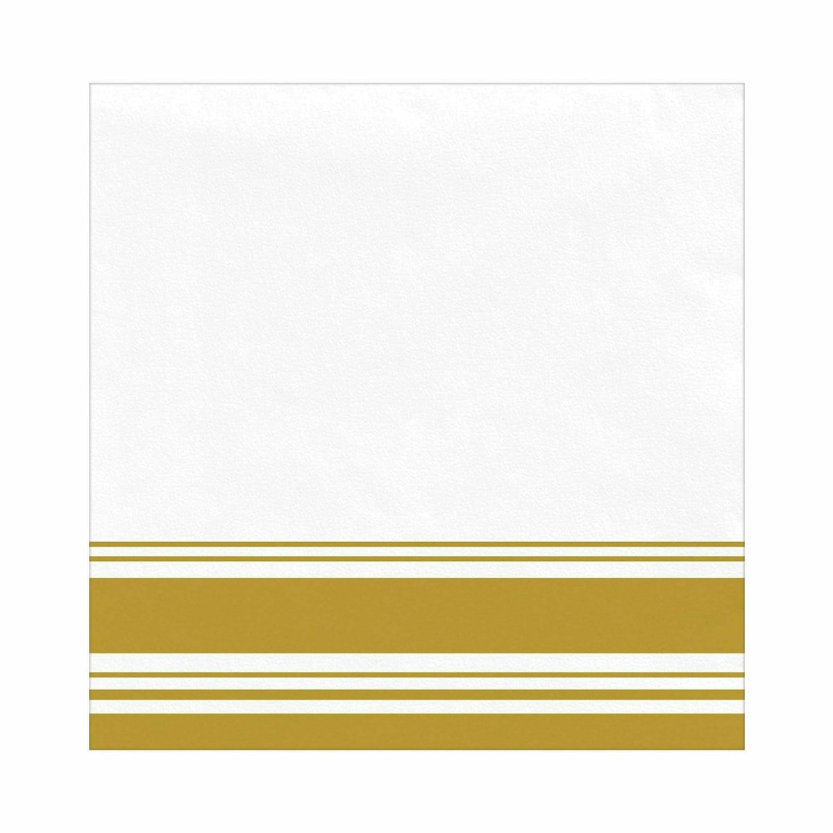 Amscan BASIC Airlaid Beverage Napkin - Gold