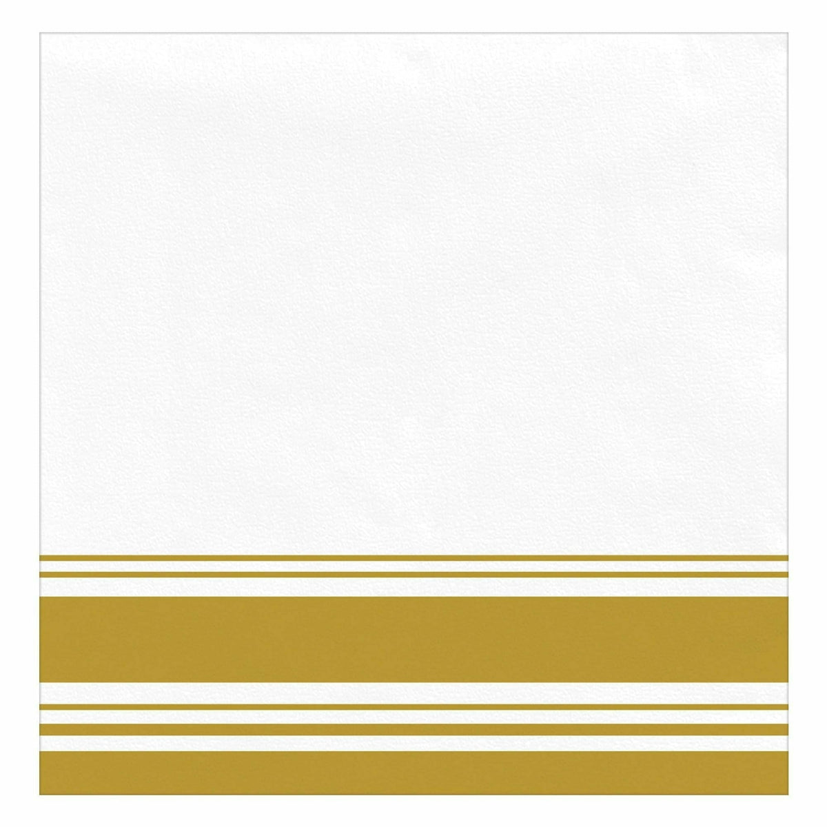 Amscan BASIC Airlaid Dinner Napkin - Gold