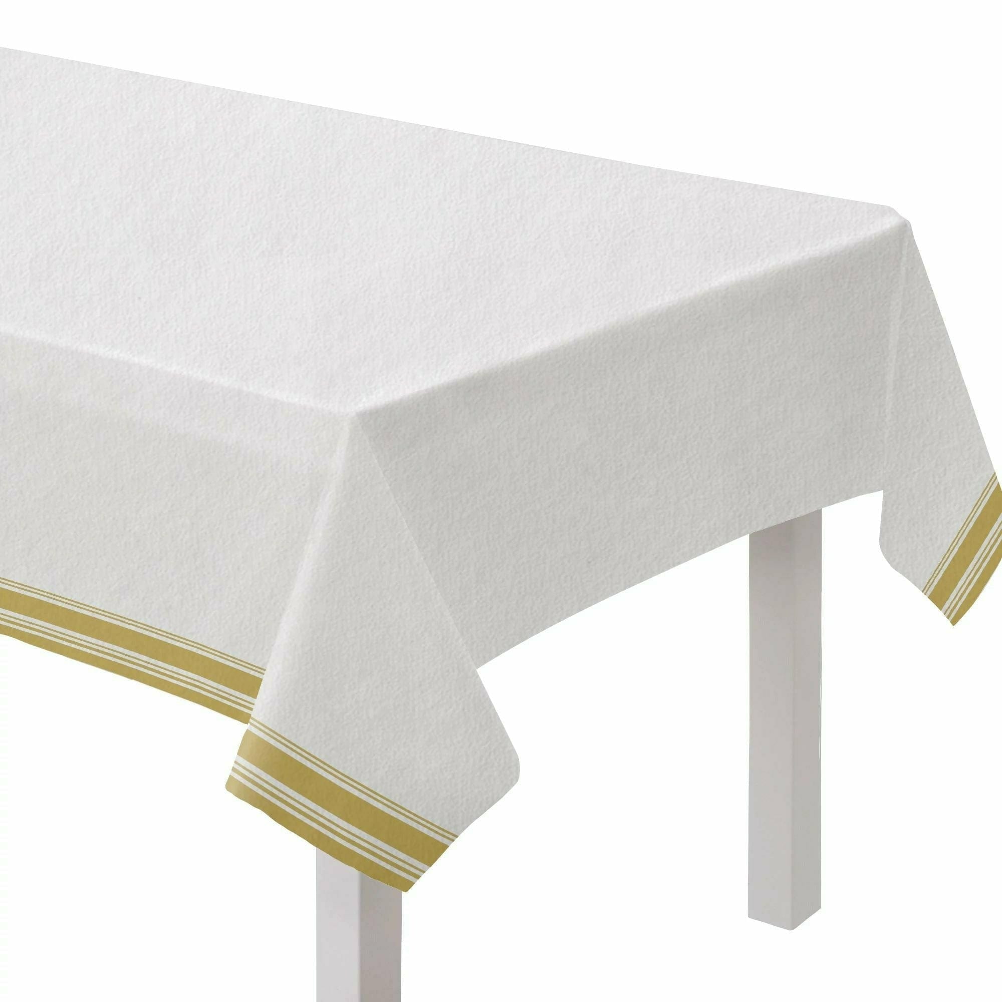 Amscan BASIC Airlaid Table Cover - Gold