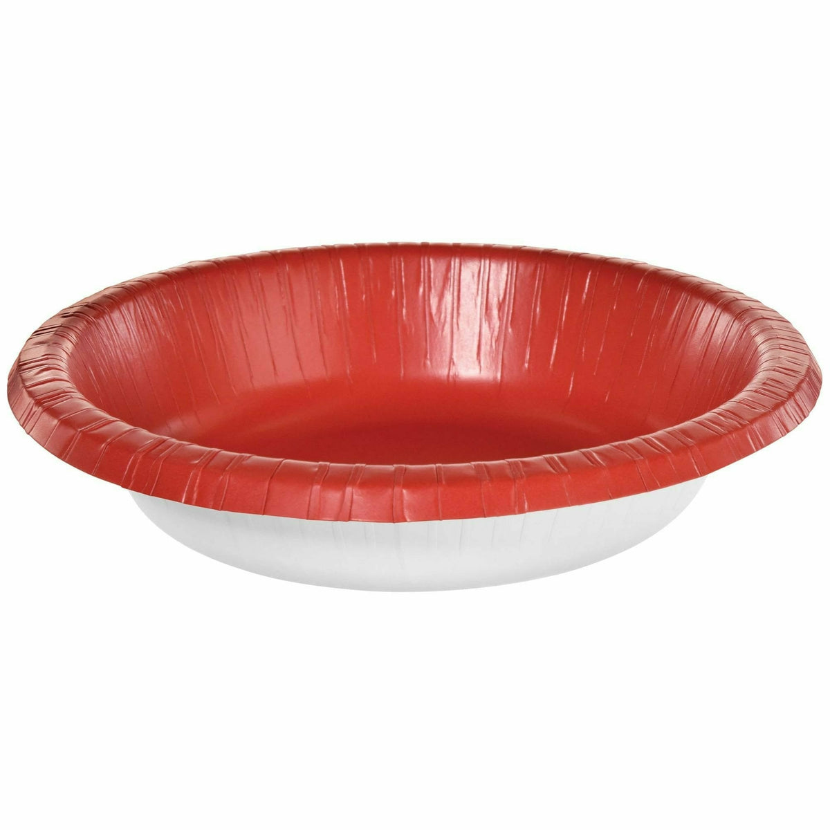 Amscan BASIC Apple Red - 20 oz. Paper Bowls, 20 Ct.