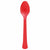 Amscan BASIC Apple Red - Boxed, Heavy Weight Spoons, High Ct.