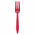 Amscan BASIC Apple Red Premium Plastic Forks
