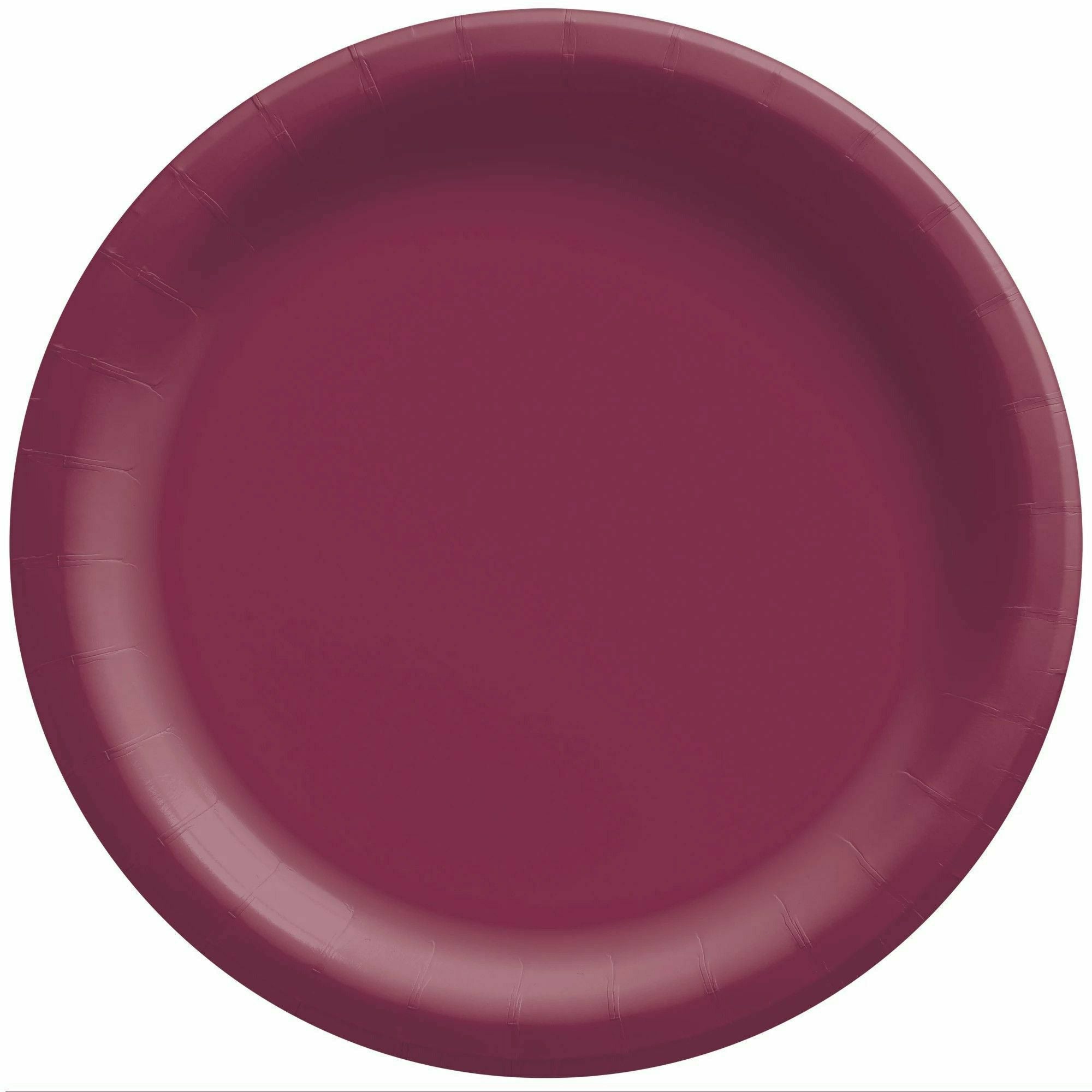 Amscan BASIC Berry - 6 3/4" Round Paper Plates, 20Ct.