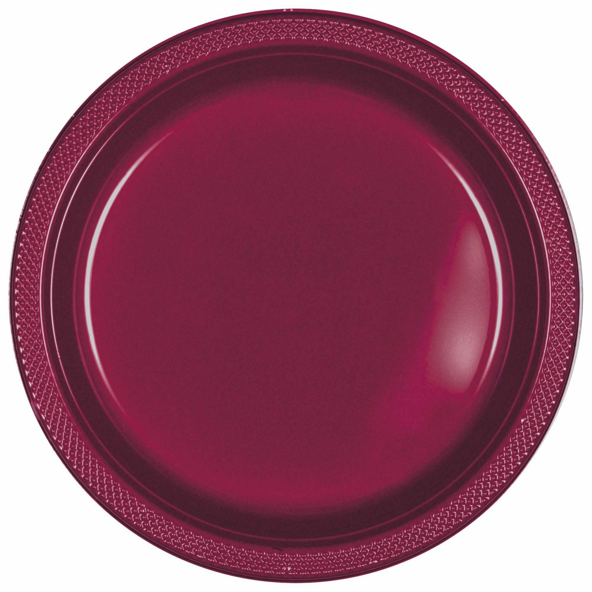 Amscan BASIC Berry Plastic Plates