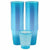 Amscan BASIC Big Party Pack Black Light Neon Blue Plastic Cups 50ct