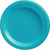 Amscan BASIC Big Party Pack Caribbean Blue Plastic Dinner Plates 50ct