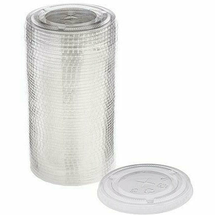 Amscan BASIC Big Party Pack CLEAR Plastic Cup Lids 50ct