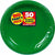 Amscan BASIC Big Party Pack Festive Green Plastic Dinner Plates 50ct
