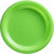 Amscan BASIC Big Party Pack Kiwi Green Plastic Dinner Plates 50ct