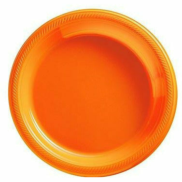 Amscan Big Party Pack Plastic Cups, 50 Count (Pack Of 1), Orange Peel