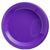Amscan BASIC Big Party Pack Purple Plastic Dessert Plates 50ct