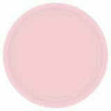 Amscan BASIC BLUSH PINK PAPER LUNCH PLATE