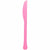 Amscan BASIC Bright Pink - Boxed, Heavy Weight Knives, 20 Ct.