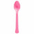 Amscan BASIC Bright Pink - Boxed, Heavy Weight Spoons, 20 Ct.