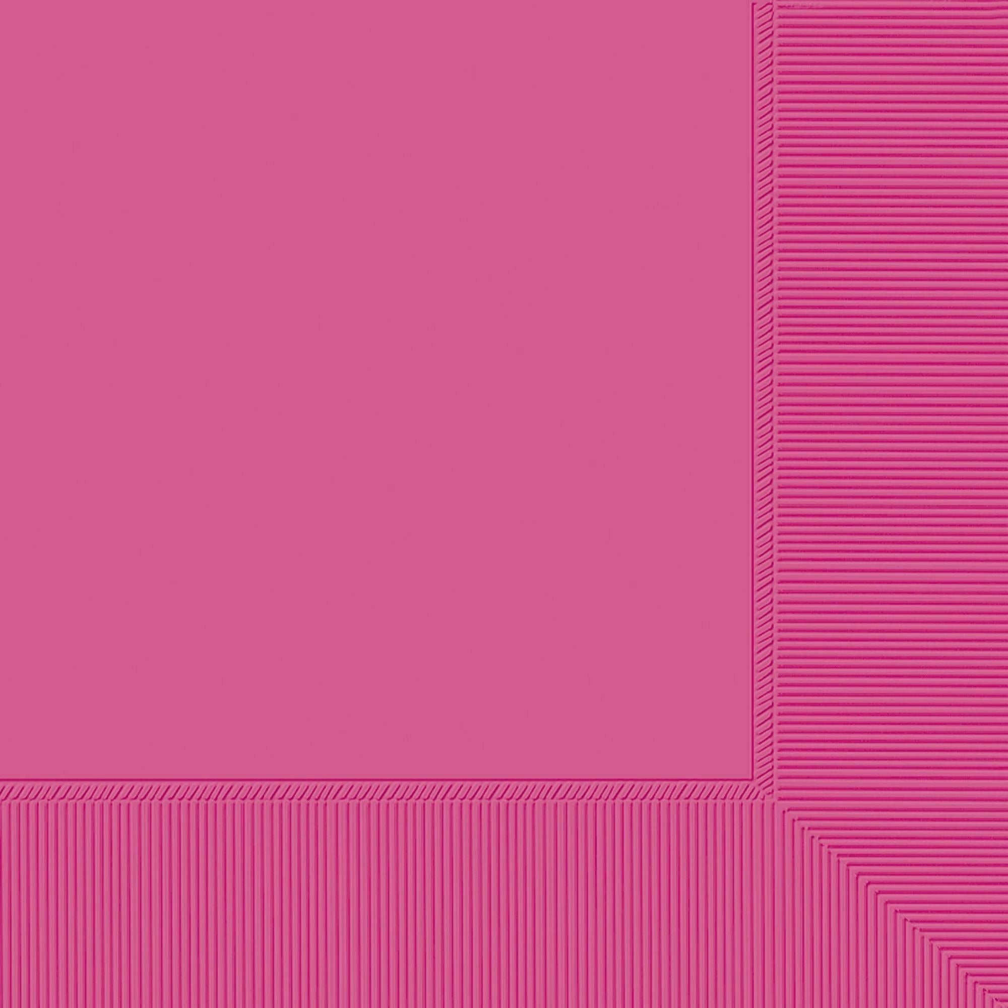 Amscan BASIC Bright Pink - Luncheon Napkins, 100 Ct.