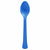 Amscan BASIC Bright Royal Blue - Boxed, Heavy Weight Spoons, High Ct.