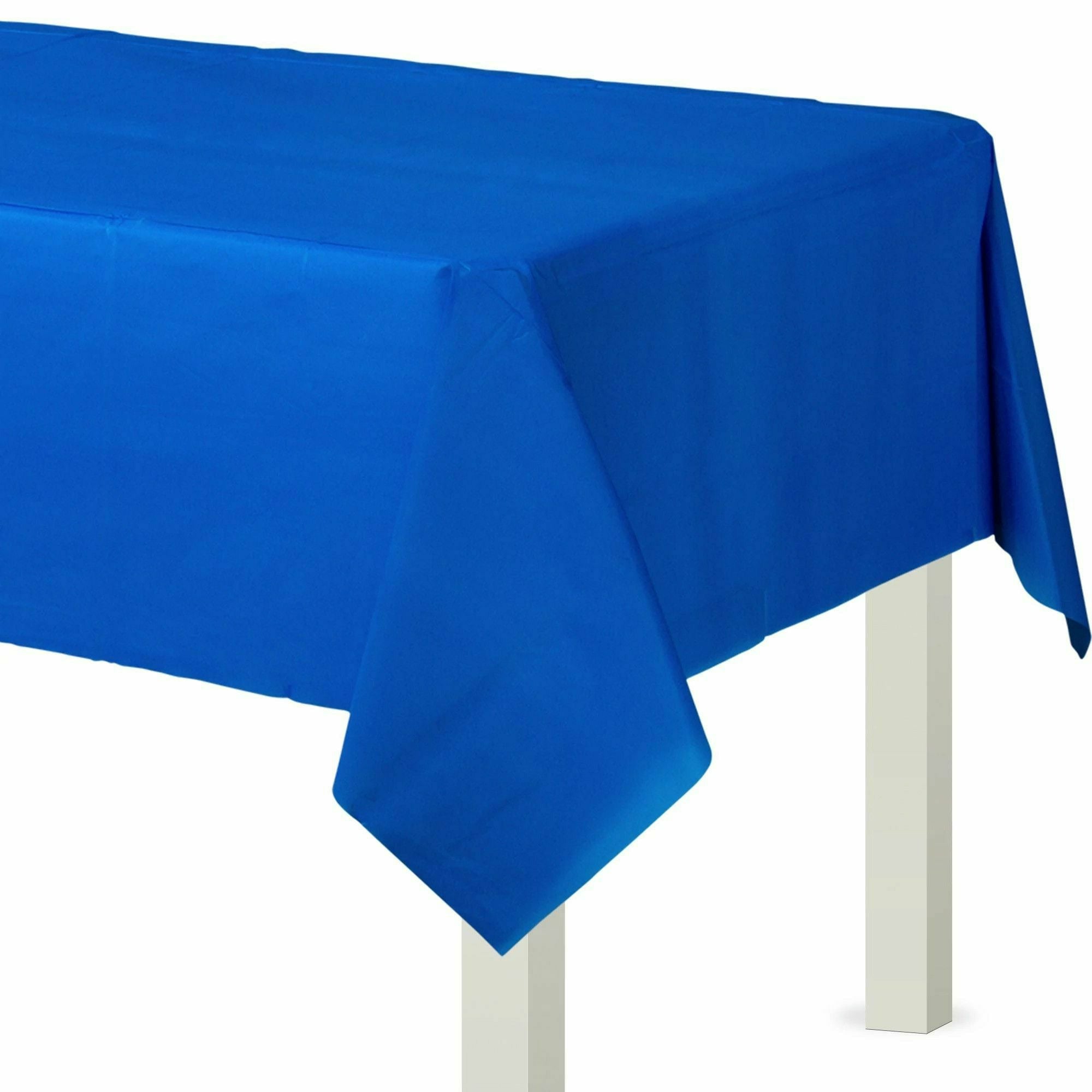 Amscan BASIC Bright Royal Blue - Flannel Backed Table Cover