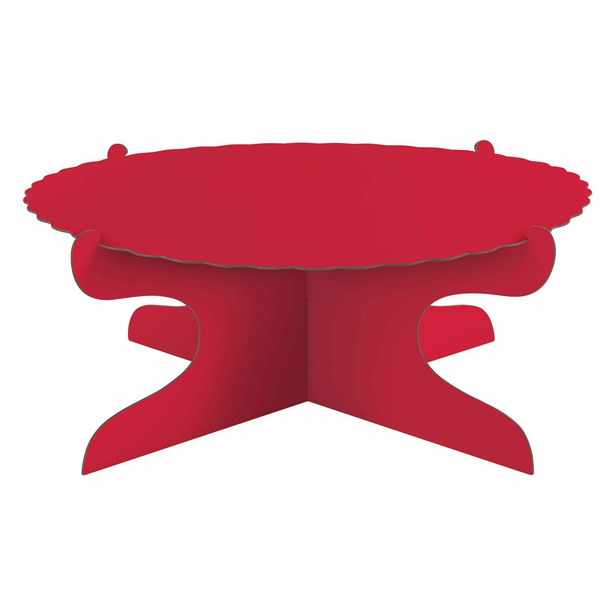 Amscan BASIC Cake Stands - Apple Red