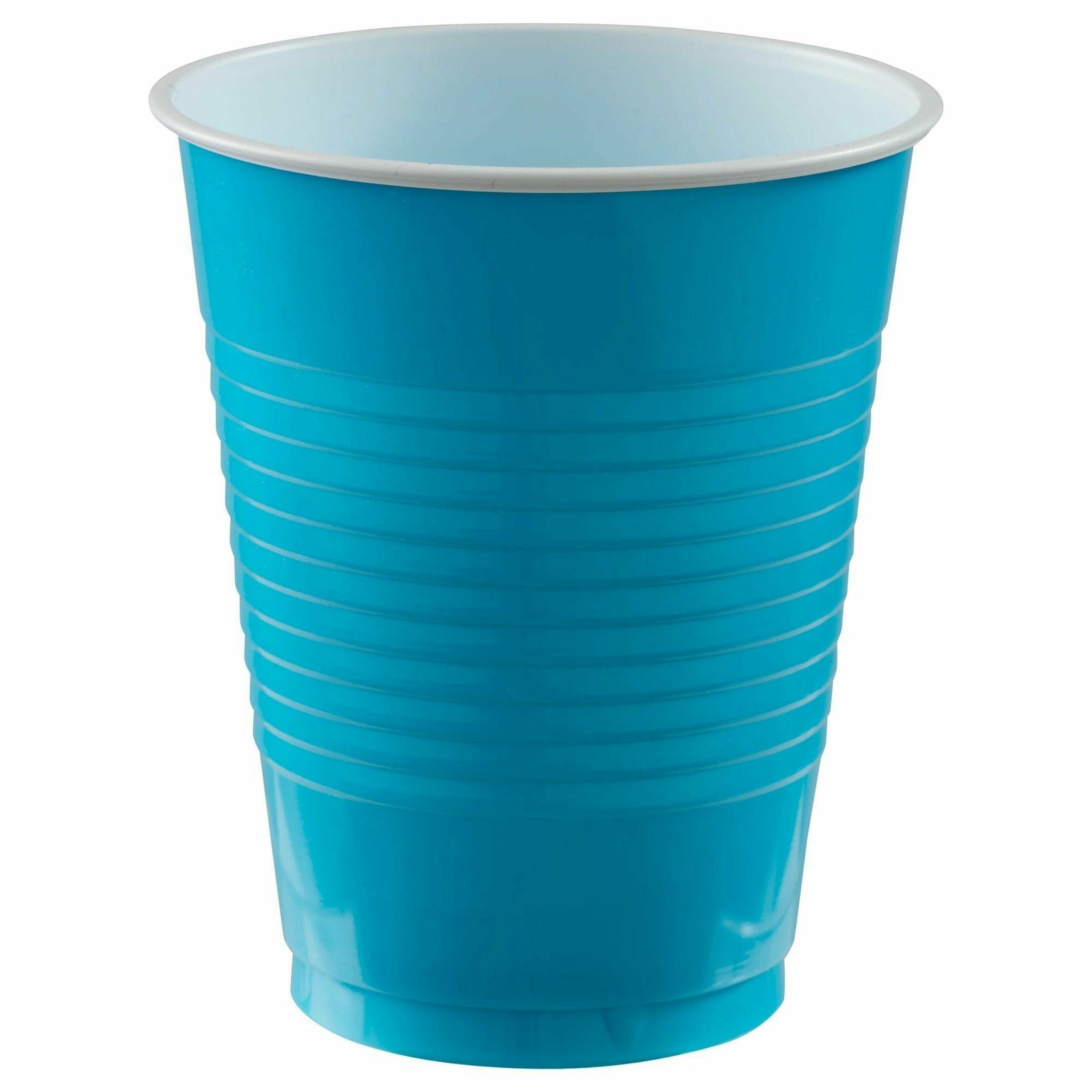 Plastic Cups Caribbean Blue 16 oz 50 ct