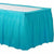 Amscan BASIC Caribbean Blue Plastic Table Skirt