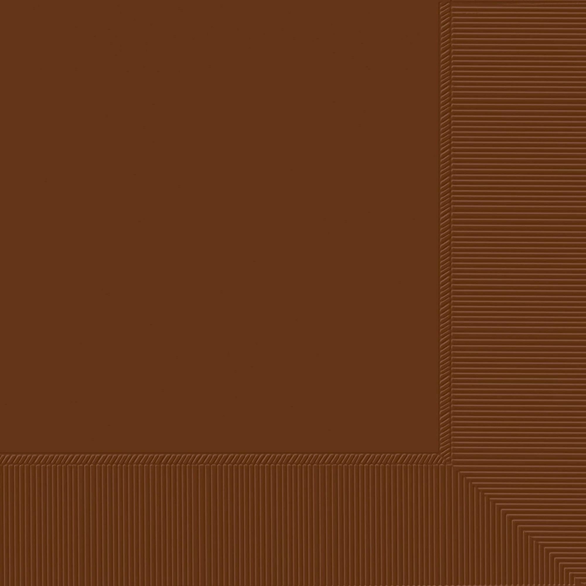 Amscan BASIC Chocolate Brown - Beverage Napkins, 40 Ct.