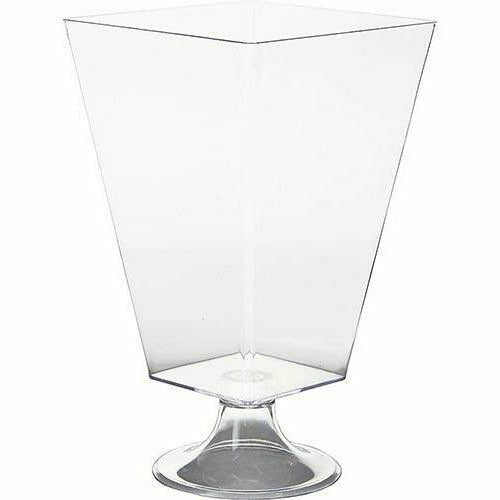 Amscan BASIC CLEAR Plastic Pedestal Container