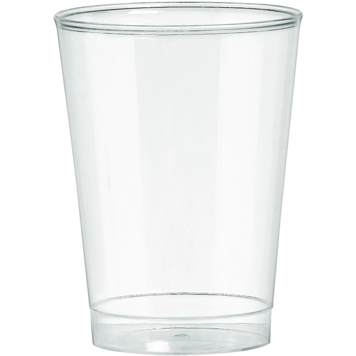 Amscan BASIC Clear Plastic Tumblers, 10 oz.