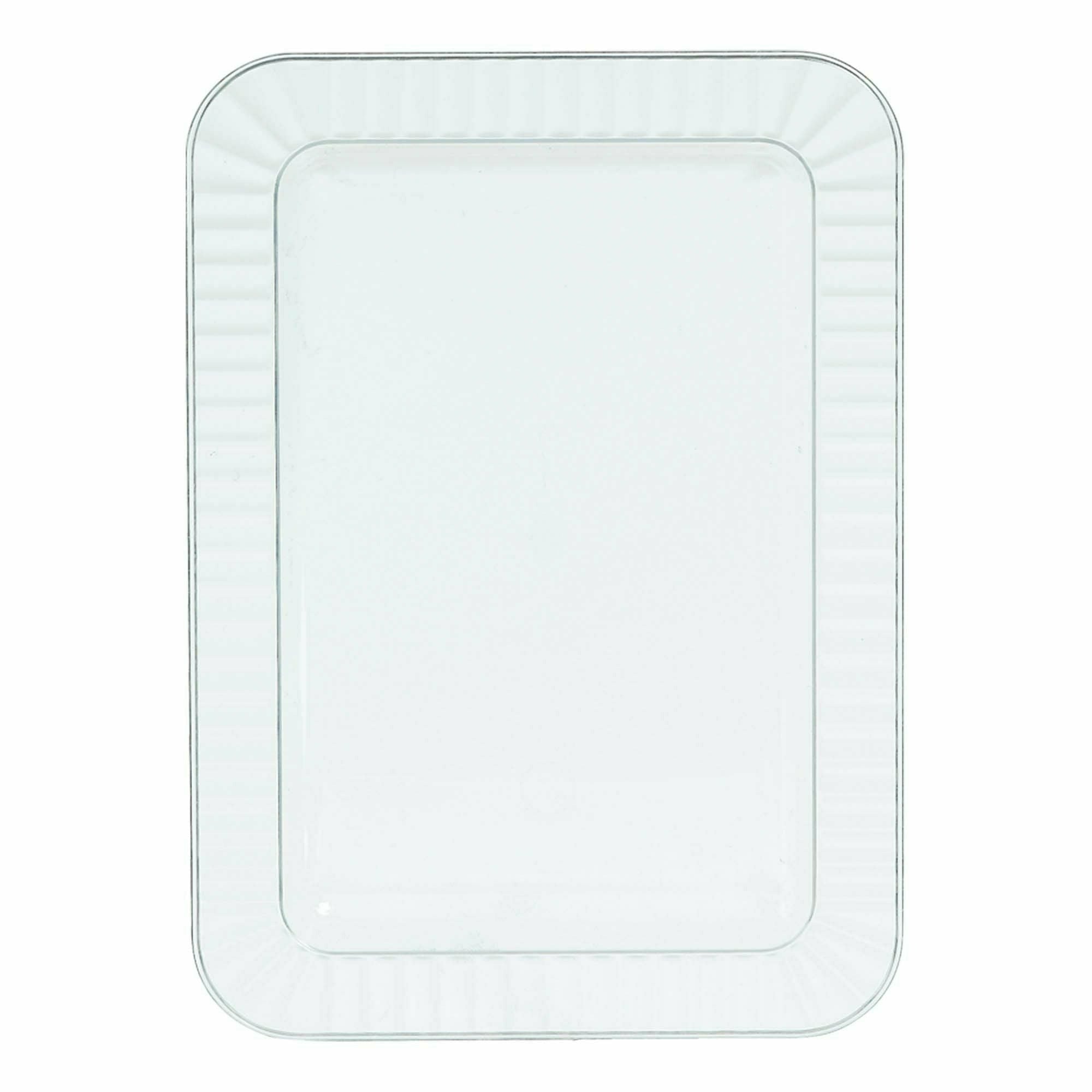 Amscan BASIC Clear Premium Plastic Appetizer Trays