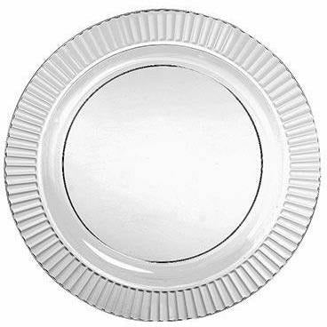 Amscan BASIC CLEAR Premium Plastic Dessert Plates 32ct