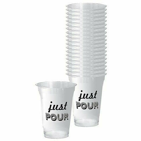 Amscan BASIC Eat & Enjoy Plastic Cups 20ct
