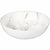 Amscan BASIC Faux White Marble Melamine Large Serving Bowl