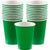 Amscan BASIC Festive Green Paper Cups 20ct