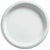 Amscan BASIC Frosty White - 6 3/4" Round Paper Plates, 20 Ct.