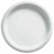 Amscan BASIC Frosty White - 8 1/2" Round Paper Plates, 20 Ct.