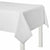 Amscan BASIC Frosty White - Flannel Backed Table Cover