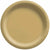 Amscan BASIC Gold - 6 3/4" Round Paper Plates, 20 Ct.