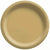 Amscan BASIC Gold - 8 1/2" Round Paper Plates, 20 Ct.