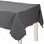 Amscan BASIC Gray Fabric Tablecloth
