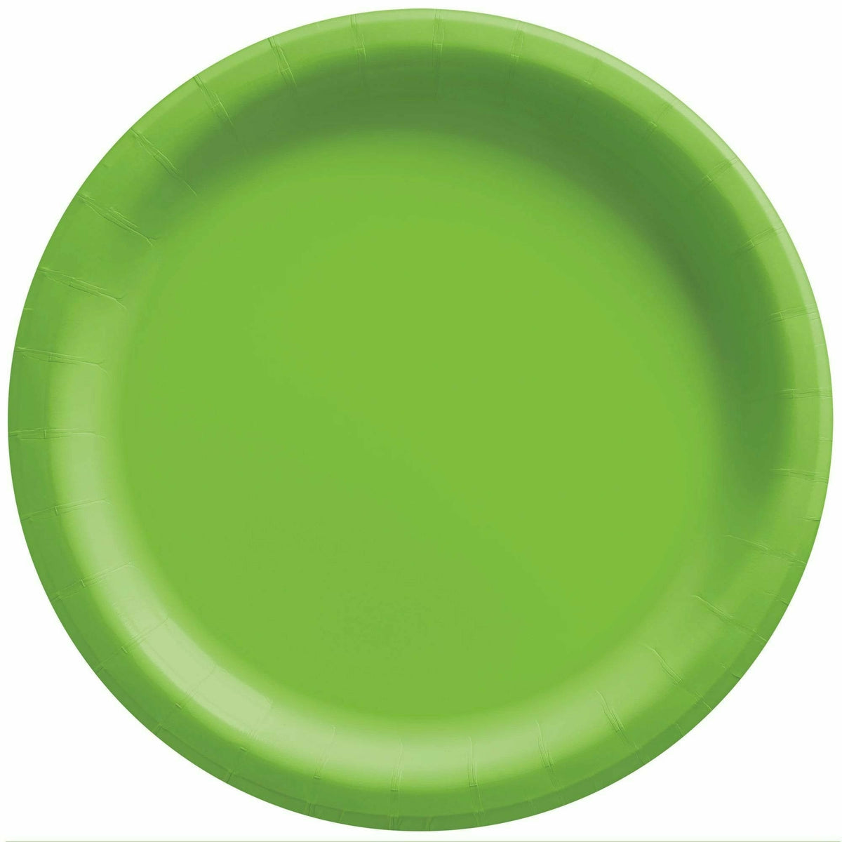 Amscan BASIC Kiwi - 6 3/4&quot; Round Paper Plates, 20 Ct.