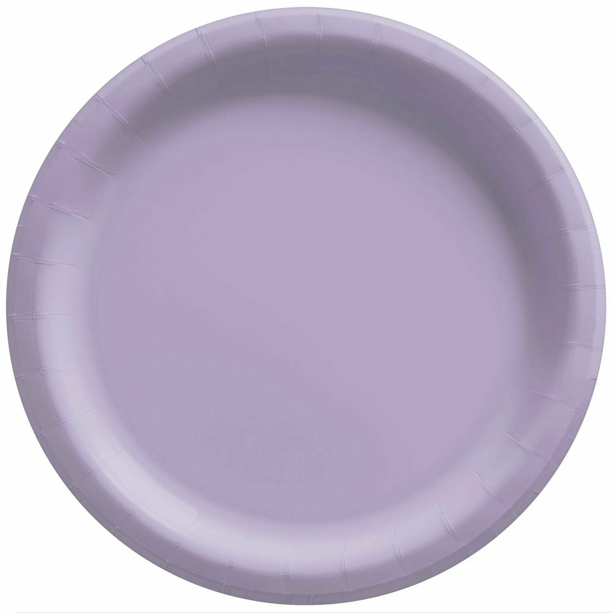 Amscan BASIC Lavender - 6 3/4" Round Paper Plates, 20 Ct.