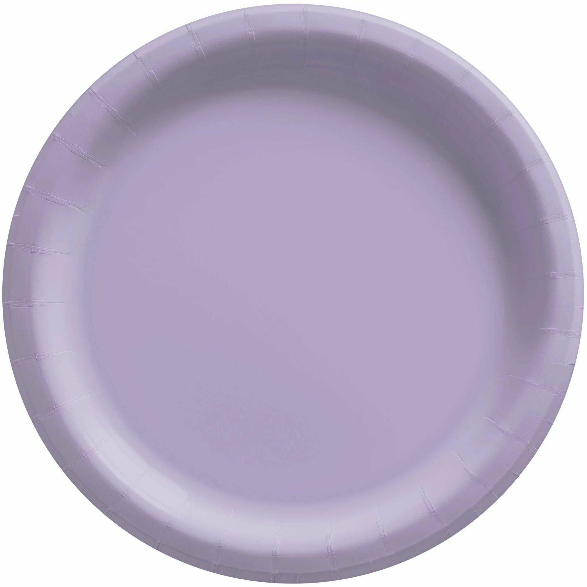 Amscan BASIC Lavender - 8 1/2" Round Paper Plates, 20 Ct.