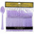 Amscan BASIC Lavender Premium Plastic Spoons 48ct