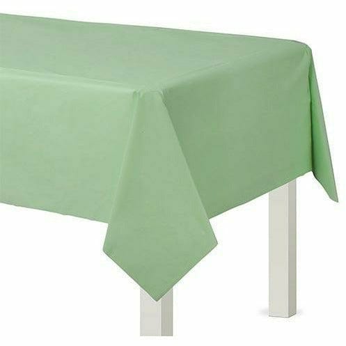 Amscan BASIC Leaf Green Plastic Table Cover