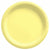 Amscan BASIC Light Yellow - 6 3/4" Round Paper Plates, 20 Ct.