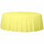 Amscan BASIC Light Yellow - 84" Round Plastic Table Cover