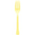 Amscan BASIC Light Yellow - Boxed, Heavy Weight forks