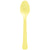 Amscan BASIC Light Yellow - Boxed, Heavy Weight Spoons, 20 Ct.