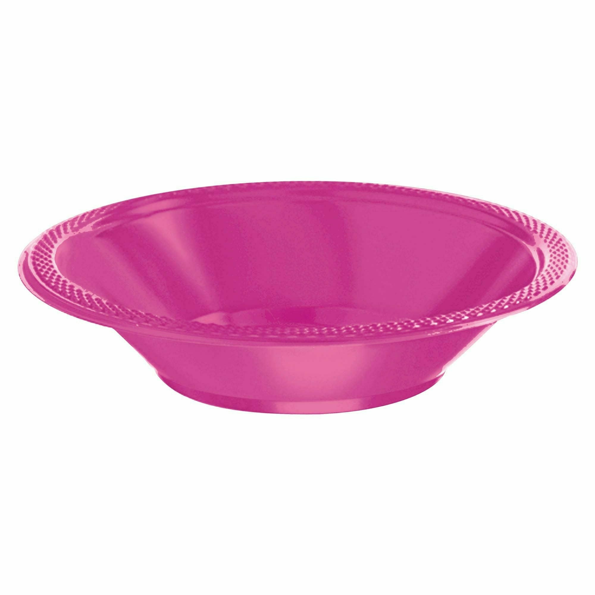 Amscan BASIC Magenta Plastic Bowls 20ct